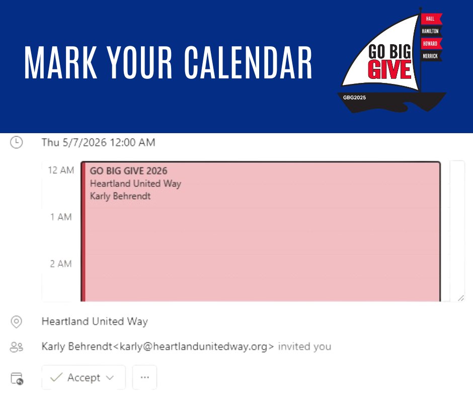 That was fun. Let's do it again next year! Mark your calendar! Go Big GIVE 2026 is May 7.