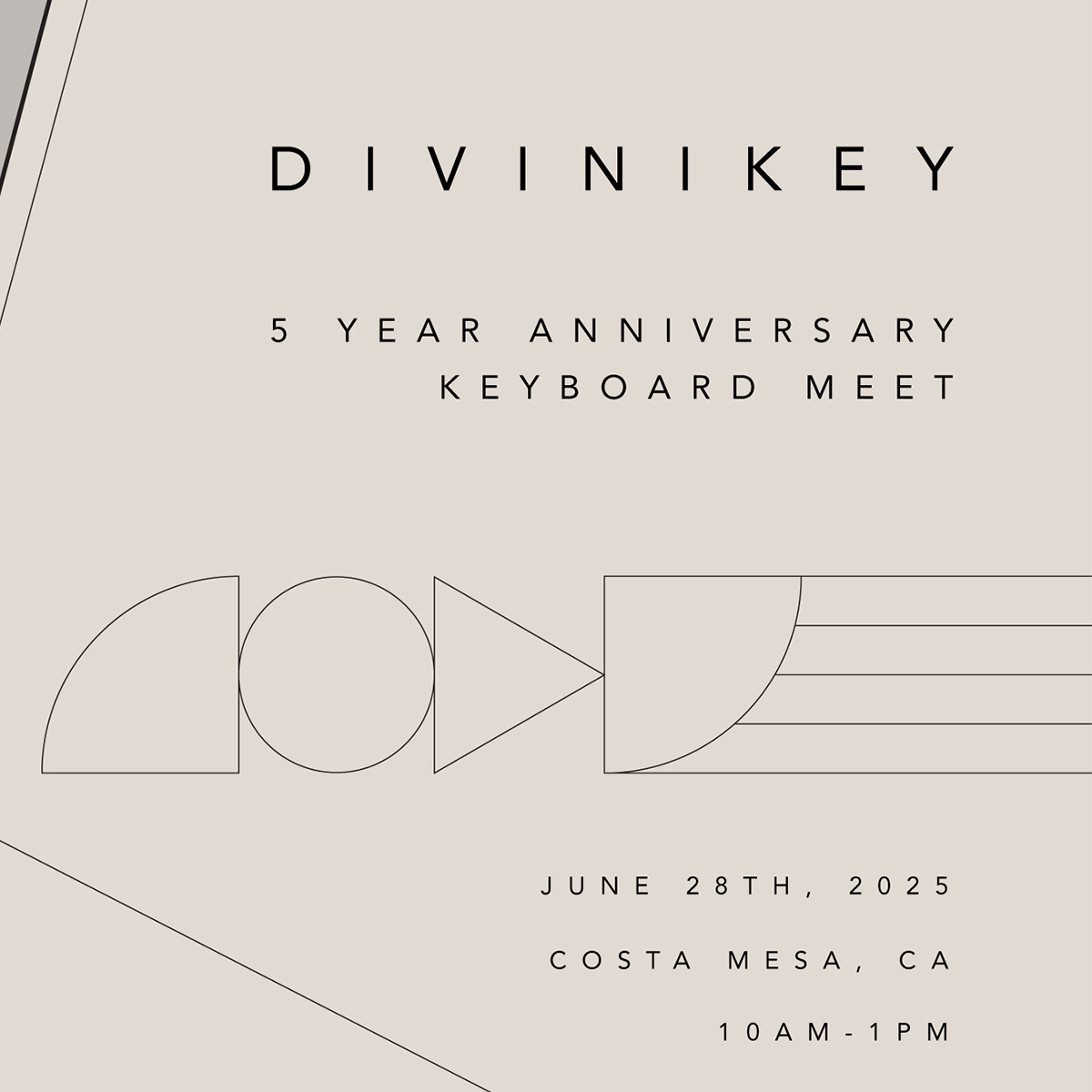 We are hosting our first meet this year!! Come, make new friend, and talk keyboards with us. We're extremely excited and hope to see you there! 

eventbrite.com/e/divinikey-ke…
