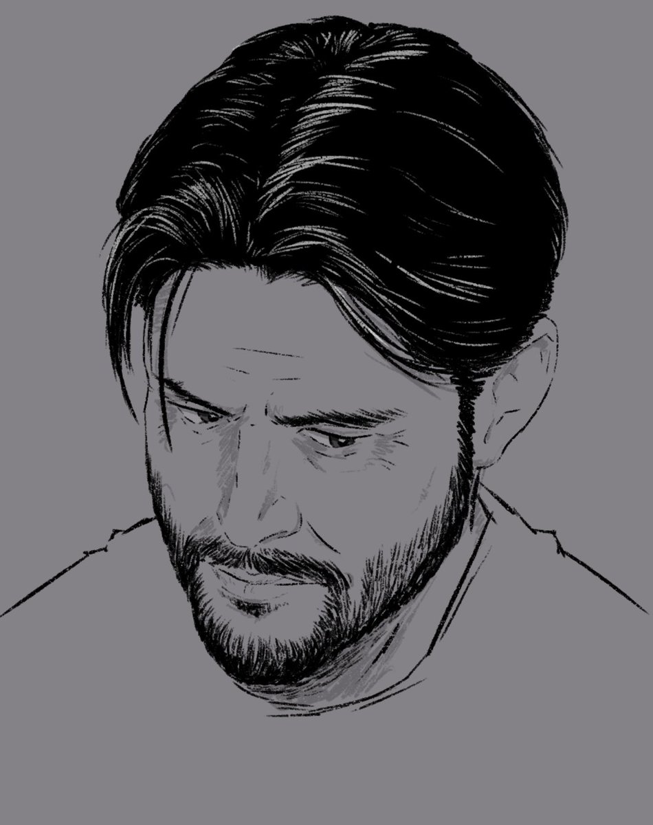 HalflingJakab's tweet image. Quick sketch of this beauty #JensenAckles #Procreate #sketch #Supernatural #theboys #deanwinchester #soldierboy #beauarlen #art #fanart #digitalart