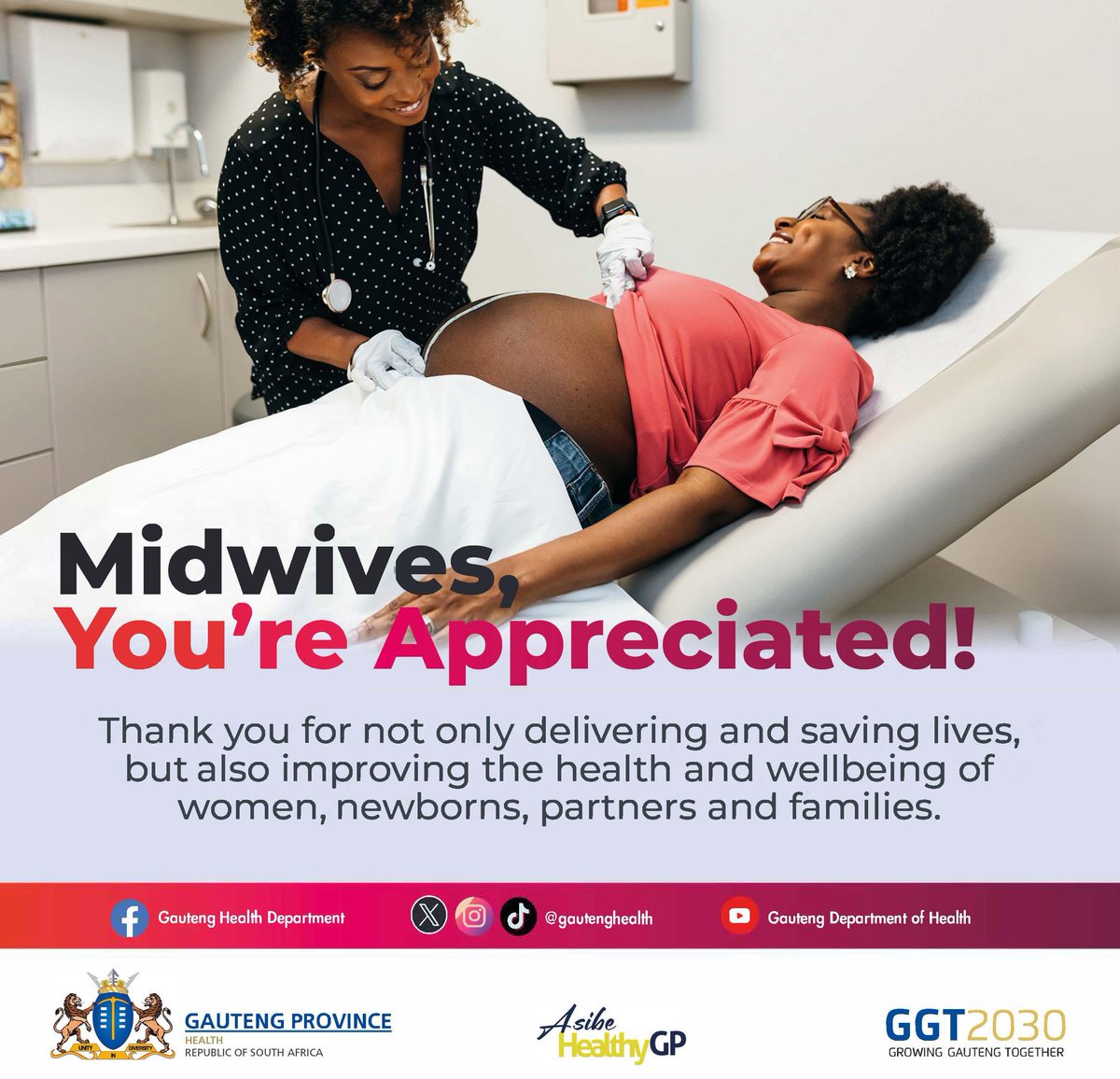 Your impact is felt in delivering maternal and newborn health services. We truly appreciate you #MidwivesSaveLives #MidwiferyCare #AsibeHealthyGP