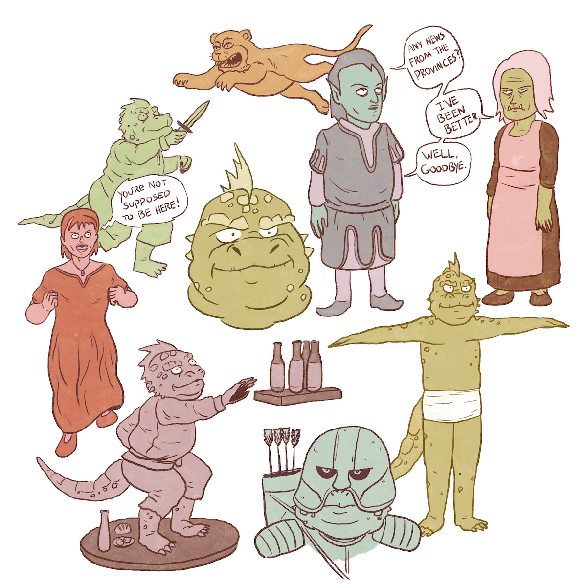 Enjoying the Elder Scrolls Oblivion remaster. It has a stupid purity.