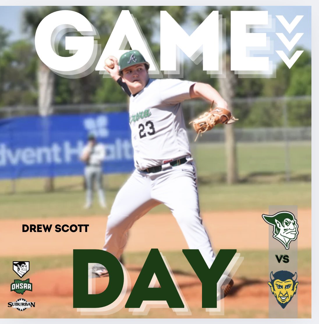 AuroraBaseball's tweet image. GAME DAY
Join us today
Vs Tallmadge
5:00PM
at Akron University
#GreenmenBaseball #NeverOutworked