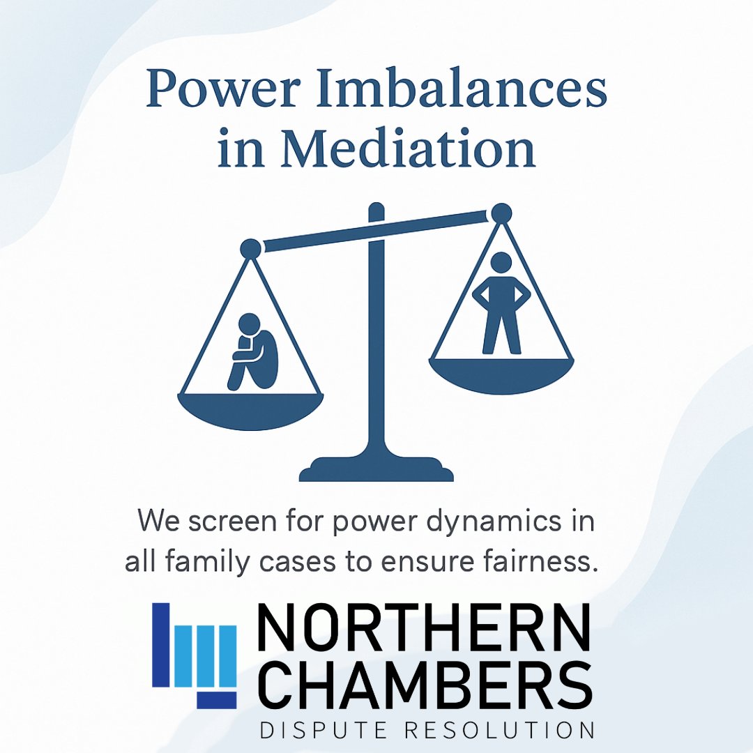 DisputeChambers's tweet image. Power Imbalances in Mediation

We screen for power dynamics in all family cases to ensure fairness. #SafeResolution #ScreeningMatters
