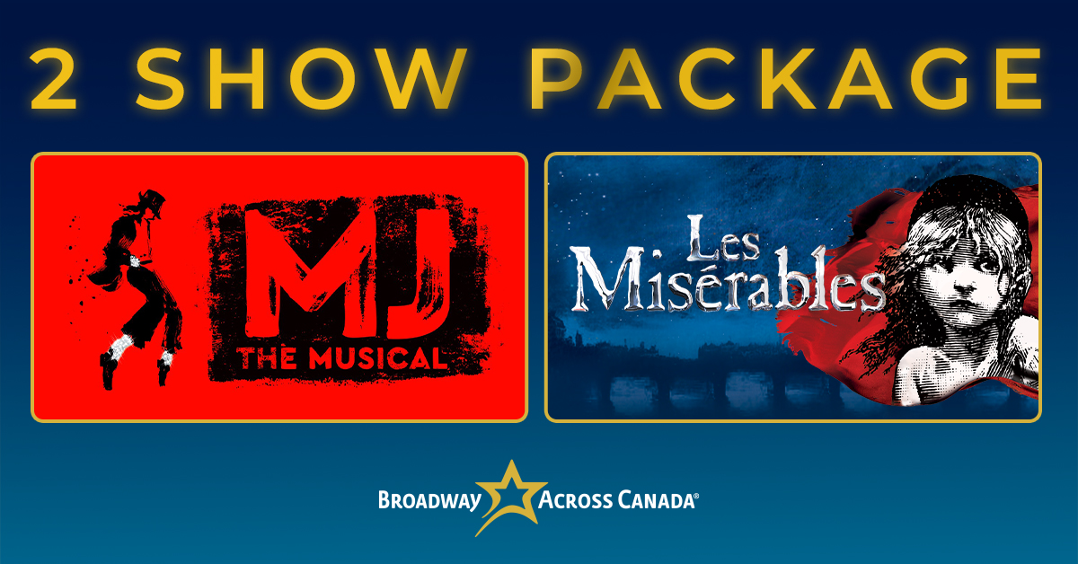 Just Announced 📢Broadway Across Canada presents MJ: The Musical Nov 5 - 9, 2025 &amp; Les Misérables Feb 24 - March 1, 2026. A two show package is available now, visit centennialconcerthall.com for info and tickets.