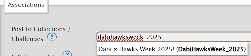 dabihawksweek's tweet photo. Just one week until #dabihawksweek25

We created an Ao3 Collection so you can add your work in it: 
https://t.co/7ZhVkS6mVE

~~

Sólo una semana para la semana más esperada.

Creamos una colección en Ao3 para que puedan agregar sus trabajos.

#dabihawkswek #dabihawks https://t.co/m2yFptaTLZ