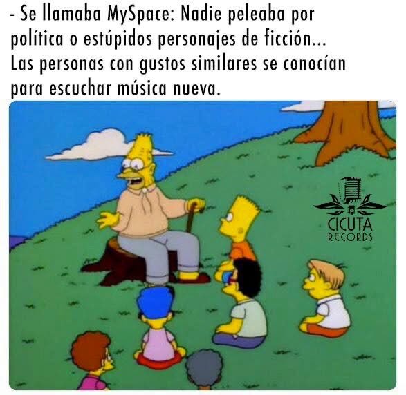 Marihoselibre's tweet image. La época de tener #Myspace fue una gran época de la música 🎵