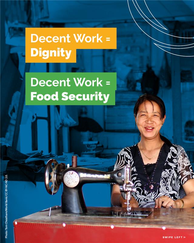 🌍 Decent work: a pillar for ending hunger and poverty
On this month of the International Workers Day, we honor the millions whose labor sustains families, communities, and economies. 
#MayDay #InternationalLaborDay #endhungerandpoverty #endpoverty #endhunger #sdg1 #sdg2