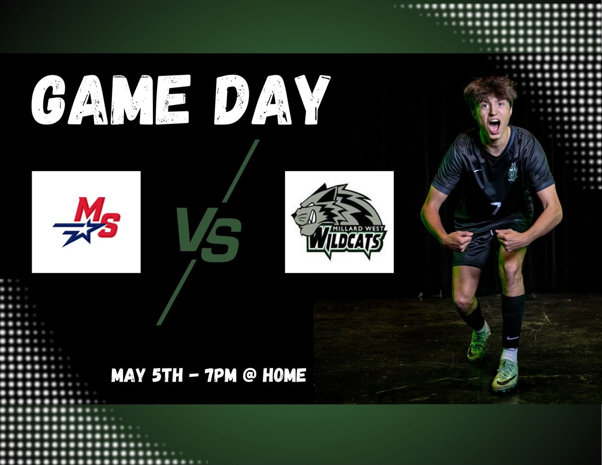 It is a postseason double header tonight at Millard West.

<a href="/MWGirlsSoccer/">MW Girls Soccer</a> vs. Grand Island at 5:00pm
<a href="/MillardWestFC/">Millard West FC</a>  vs. Millard South at 7:00pm

District semi finals - NO PASSES ACCEPTED