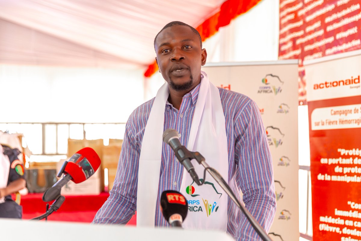 CorpsafricaSen's tweet photo. Dans le cadre du partenariat entre CorpsAfrica/Senegal et @ActionaidSN , avec le financement de Start Network , la cérémonie de clôture du projet de sensibilisation sur la Fièvre Hémorragique de Crimée-Congo. 

#ThisIsCorpsAfrica
#StartNetwork https://t.co/eqnRQJiJG8