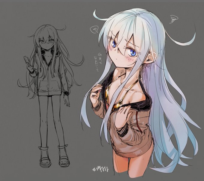 GWの流れに乗るつもりはなかったけど、落書きがちょうどよかったのでそれっぽい色をつけてもらった… 