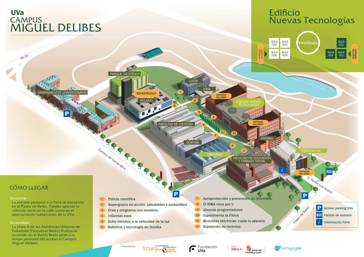 🔬¡La ciencia se vive en familia!🎉
Este sábado 10 de mayo, acompáñanos en la 7ª Semana de la Ciencia en el Campus Miguel Delibes (UVa). 

ProCerealTech te espera en el puesto 2 del gimnasio con “Supergrains en acción: saludables y sostenibles”.🦸🌾

¡No faltes!

#FeriaCienciaUVa