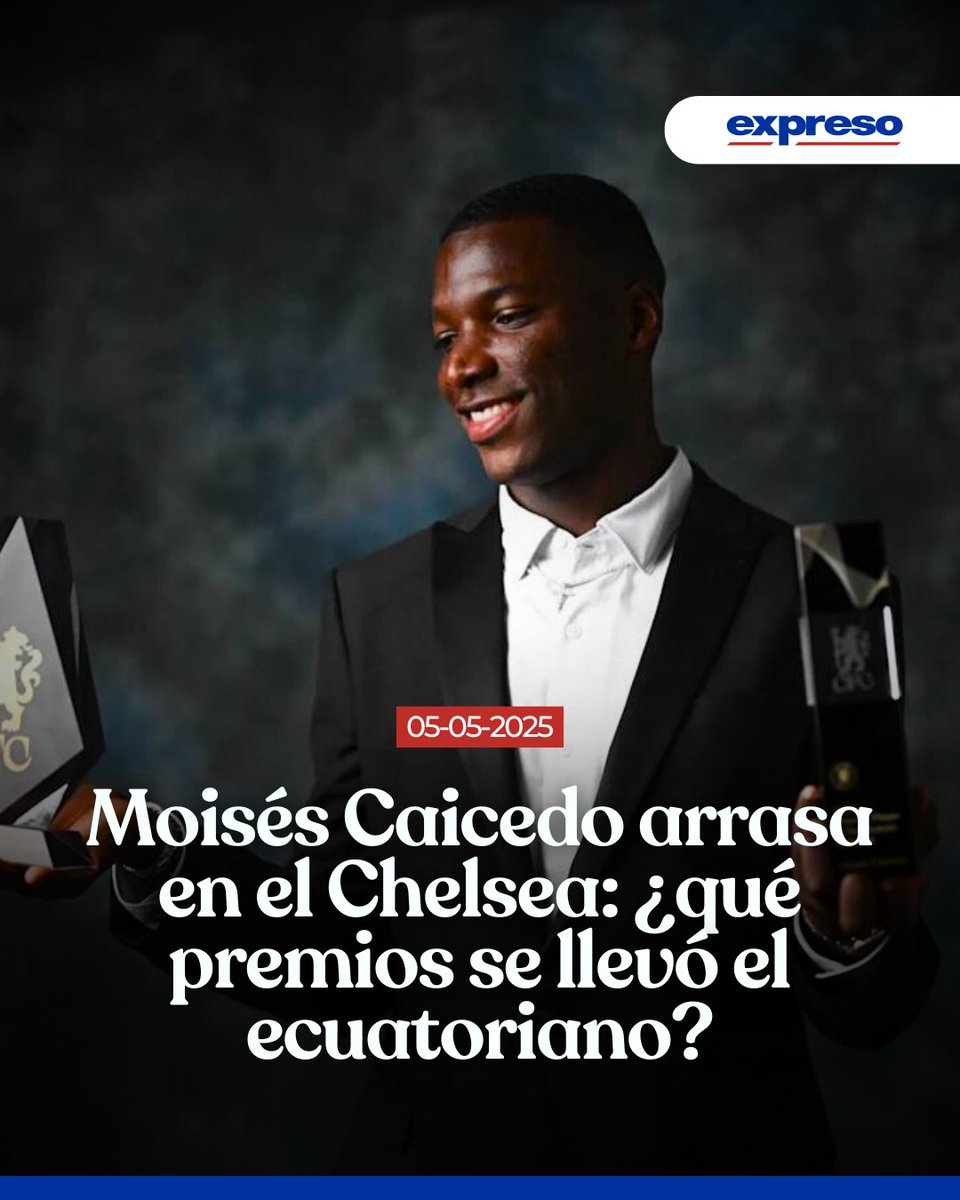 Moisés Caicedo sigue destacando en el Chelsea y fue premiado tras su gran actuación en la victoria 3-1 sobre el Liverpool, campeón de la Premier League.

Más información: bit.ly/3GDXH3L