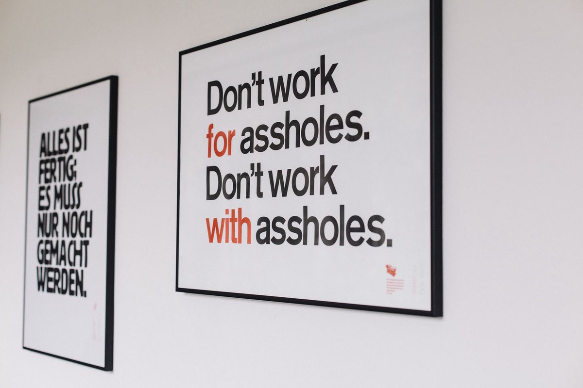 Erik Spiekermann is one of my design heroes and I think about his work often but I think about this poster at least once a week. Do yourself a favor and think about it too.