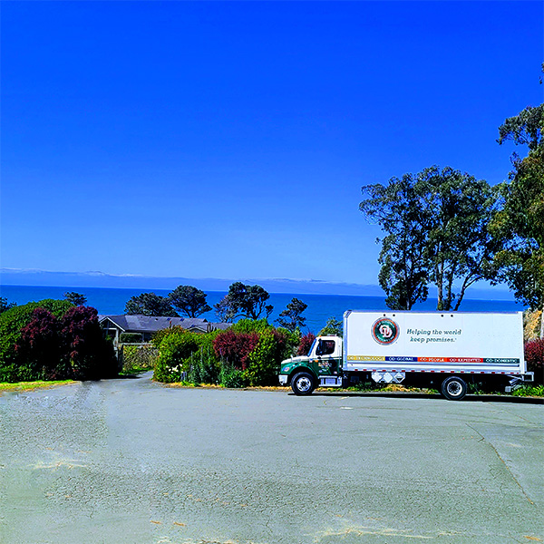 May's photo of the month comes from Mark Gomez, an OD pickup &amp; delivery driver from our San Francisco East service center. Mark captured the beauty of the Pacific Coastline while making a delivery.
