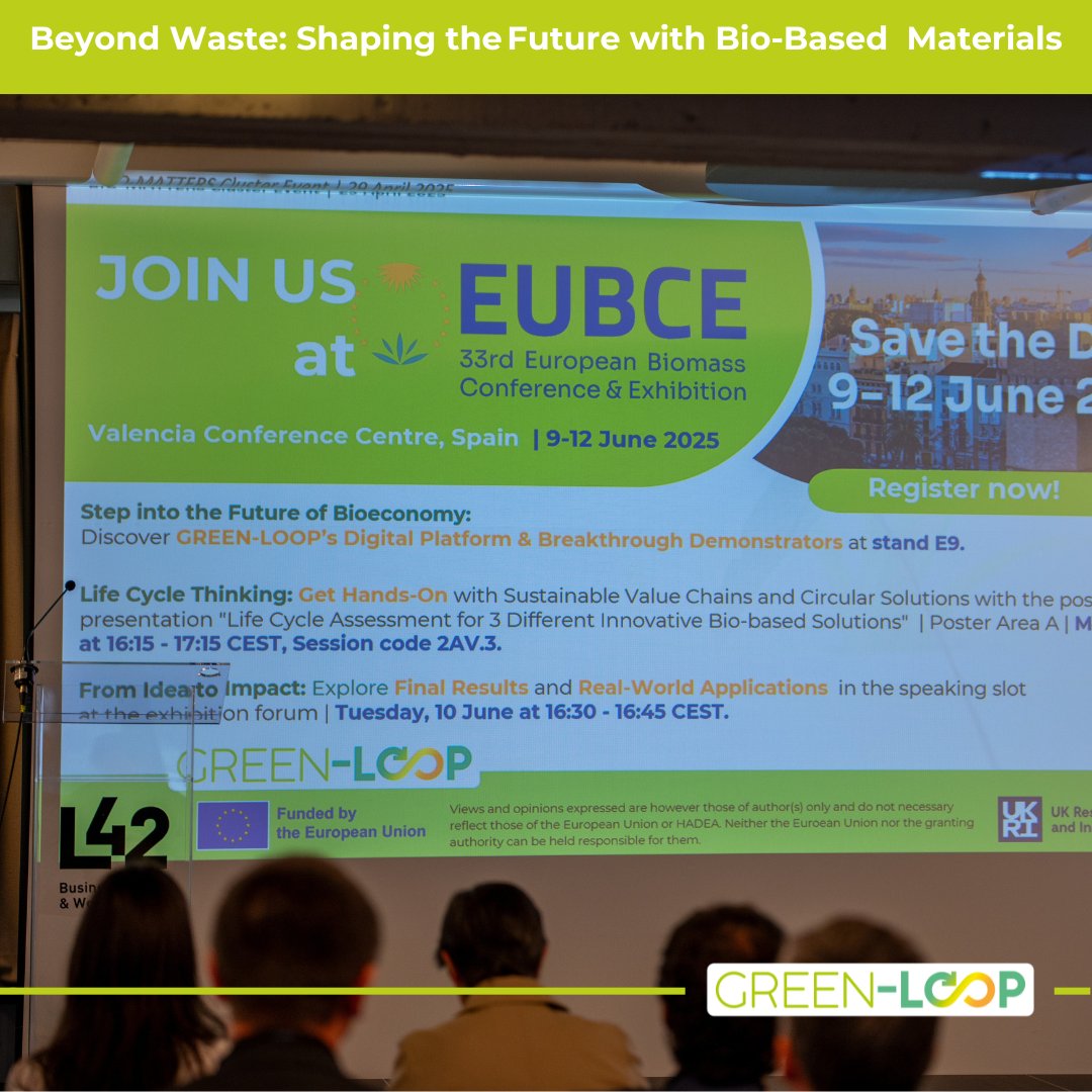 Horizon EU Green-Loop (@heugreenloop) on Twitter photo <a href="/HEUGreenLoop/">Horizon EU Green-Loop</a> at the #BIOMATTERS Final Joint Dissemination Event in Brussels, 𝗕𝗲𝘆𝗼𝗻𝗱 𝗪𝗮𝘀𝘁𝗲: 𝗦𝗵𝗮𝗽𝗶𝗻𝗴 𝘁𝗵𝗲 𝗙𝘂𝘁𝘂𝗿𝗲 𝘄𝗶𝘁𝗵 𝗕𝗶𝗼-𝗕𝗮𝘀𝗲𝗱 𝗠𝗮𝘁𝗲𝗿𝗶𝗮𝗹𝘀.
With <a href="/kemijski/">Kemijski inštitut</a> <a href="/ZAG_Slovenia/">ZAG</a> <a href="/iris_rd/">IRIS Technology Solutions</a> <a href="/RWTH/">RWTH Aachen</a> <a href="/AxiaInnovation/">AXIA Innovation GmbH</a> <a href="/aimenct/">AIMEN Centro Tecnológico</a> <a href="/NCCUKinfo/">NCC - Innovating for Industry</a> <a href="/BristolUni/">University of Bristol</a> <a href="/HEUGreenLoop/">Horizon EU Green-Loop</a> at the #BIOMATTERS Final Joint Dissemination Event in Brussels, 𝗕𝗲𝘆𝗼𝗻𝗱 𝗪𝗮𝘀𝘁𝗲: 𝗦𝗵𝗮𝗽𝗶𝗻𝗴 𝘁𝗵𝗲 𝗙𝘂𝘁𝘂𝗿𝗲 𝘄𝗶𝘁𝗵 𝗕𝗶𝗼-𝗕𝗮𝘀𝗲𝗱 𝗠𝗮𝘁𝗲𝗿𝗶𝗮𝗹𝘀.
With <a href="/kemijski/">Kemijski inštitut</a> <a href="/ZAG_Slovenia/">ZAG</a> <a href="/iris_rd/">IRIS Technology Solutions</a> <a href="/RWTH/">RWTH Aachen</a> <a href="/AxiaInnovation/">AXIA Innovation GmbH</a> <a href="/aimenct/">AIMEN Centro Tecnológico</a> <a href="/NCCUKinfo/">NCC - Innovating for Industry</a> <a href="/BristolUni/">University of Bristol</a>