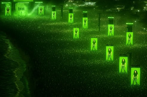 Charli xcx’s crowd in Copacabana is estimated to be over 2.8 million people, setting a new record for the biggest show in history by a female artist.