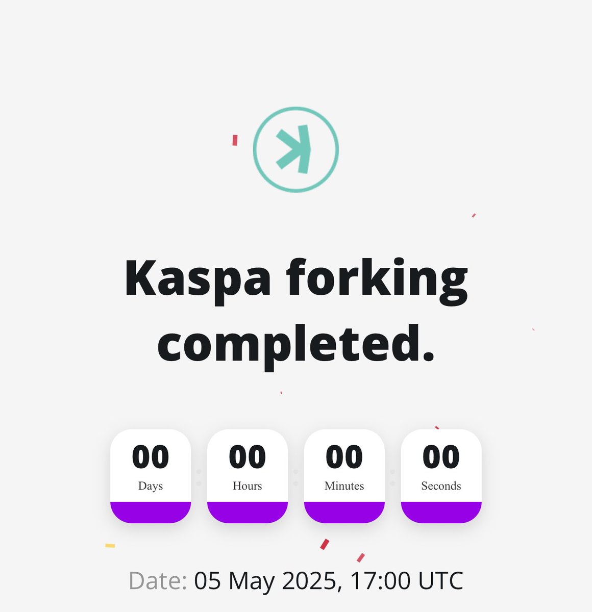 LET’S GOOOOOO🎉🎉🎉 

THIS IS HUGE!!!

#Kaspa is the greatest tech.