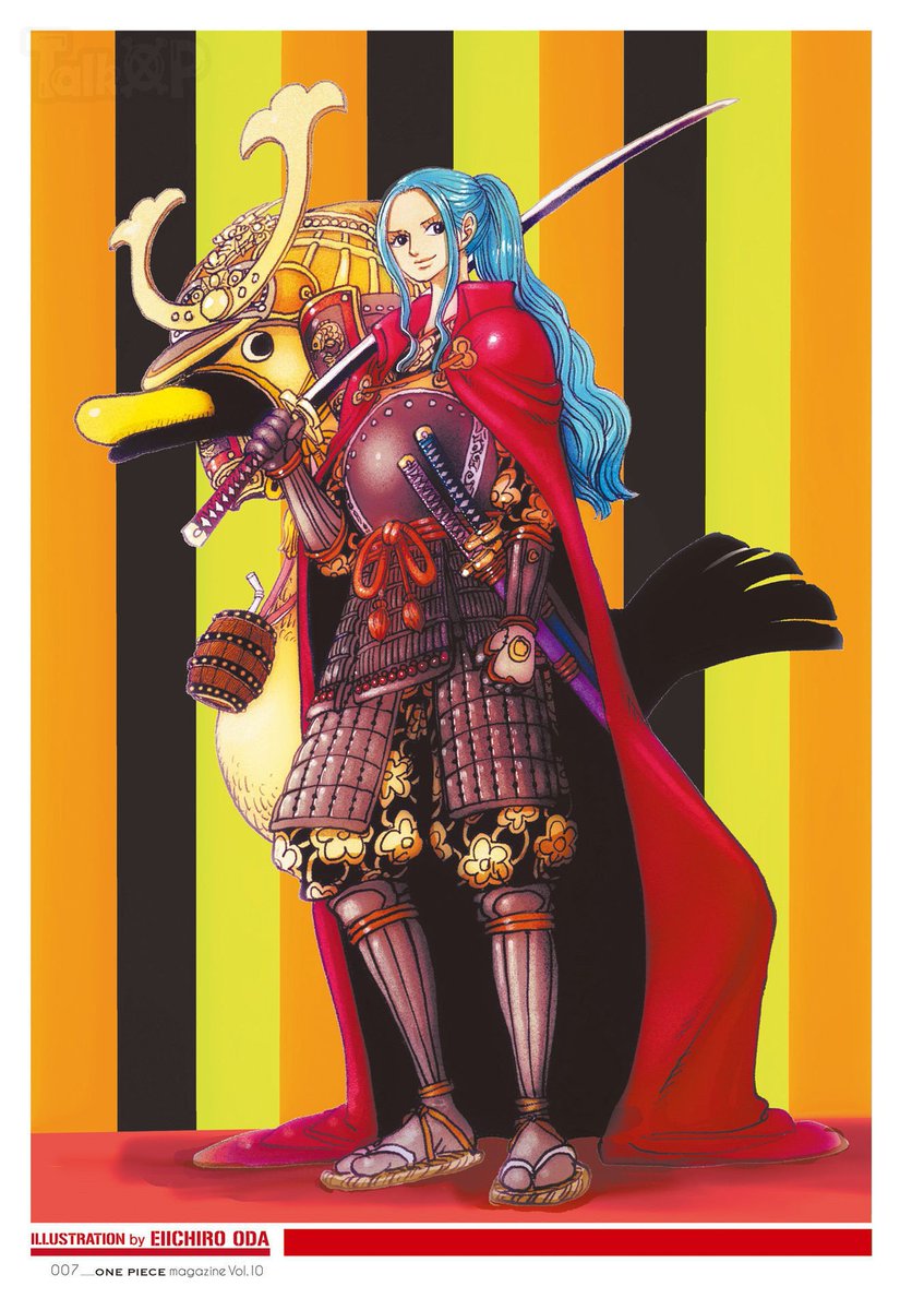 Vivi as a Sengoku-era warlord by Eiichiro Oda