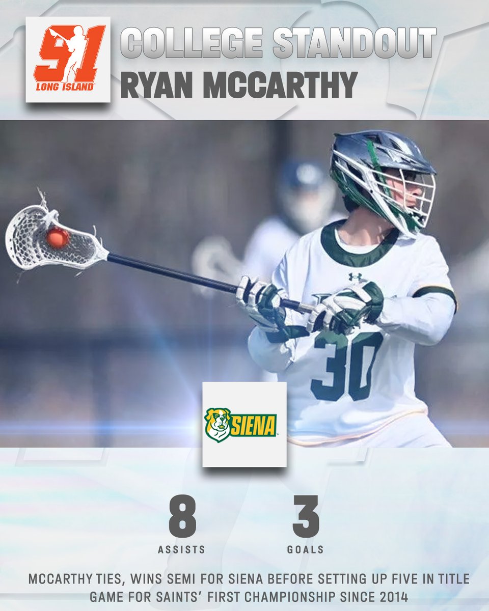 Team 91 (@team91lacrosse) on Twitter photo Joey Spallina leads <a href="/CuseMLAX/">Syracuse Men’s Lacrosse</a> to its first ACC title since '16
Brady Smith's MVP performances boosts <a href="/UAlbanyMLax/">UAlbany Lacrosse</a> to AE championship
Ryan McCarthy comes up clutch for <a href="/SienaLacrosse/">Siena Lacrosse</a>
and updates from 45 other alums in conference championships week: boys.team91lacrosse.com/2025-team-91-i… Joey Spallina leads <a href="/CuseMLAX/">Syracuse Men’s Lacrosse</a> to its first ACC title since '16
Brady Smith's MVP performances boosts <a href="/UAlbanyMLax/">UAlbany Lacrosse</a> to AE championship
Ryan McCarthy comes up clutch for <a href="/SienaLacrosse/">Siena Lacrosse</a>
and updates from 45 other alums in conference championships week: boys.team91lacrosse.com/2025-team-91-i…
