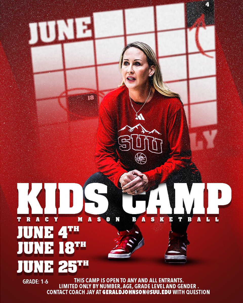 REGISTER TODAY! 💻

…nwomensbasketballcamps.totalcamps.com/shop/product/4…

#ALLINALLOUT ⚡️ #TBirdNation ⚡️ #RaiseTheHammer