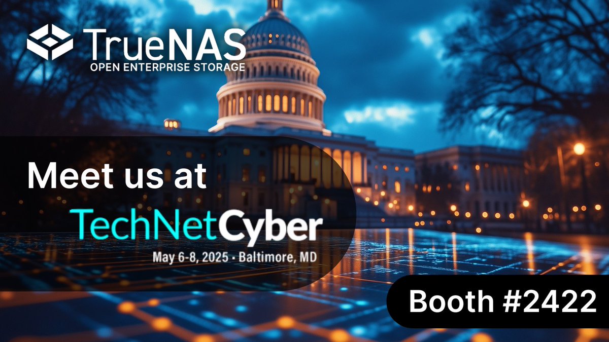 🔐 Secure. Scalable. Mission-Ready.

Government agencies at all levels rely on TrueNAS to protect critical infrastructure from today’s most advanced cyber threats.

At AFCEA TechNet Cyber 2025, we’re showing how TrueNAS delivers federal-grade ransomware resilience and secure,