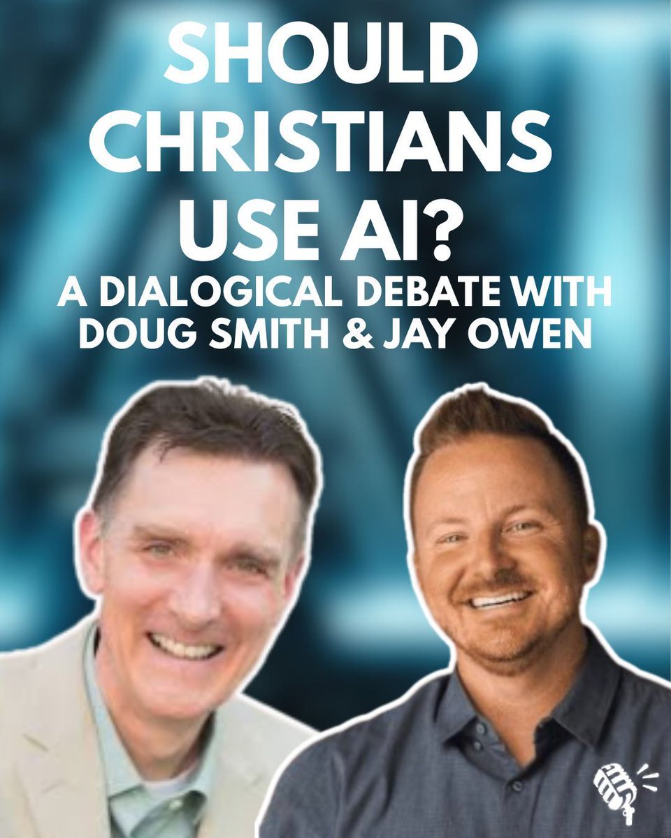Theology in the Raw (@rawtheology) on Twitter photo NEW EPISODE: Should Christians Use AI? A Dialogical Debate with Doug Smith and Jay Owen
<a href="/PrestonSprinkle/">Preston Sprinkle</a> sits down with Doug Smith and Jay Owen for a raw, honest convo on faith, tech, and how AI might shape the church.
Listen here: buff.ly/ggtXSFS NEW EPISODE: Should Christians Use AI? A Dialogical Debate with Doug Smith and Jay Owen
<a href="/PrestonSprinkle/">Preston Sprinkle</a> sits down with Doug Smith and Jay Owen for a raw, honest convo on faith, tech, and how AI might shape the church.
Listen here: buff.ly/ggtXSFS