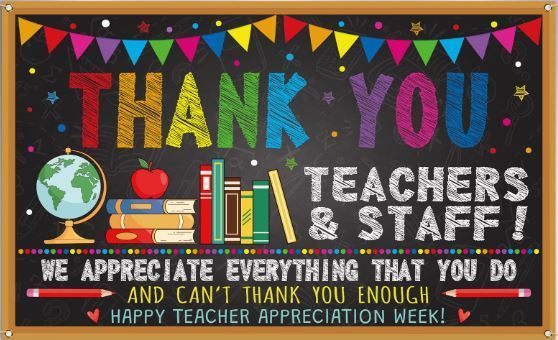 Happy Teacher Appreciation Week!