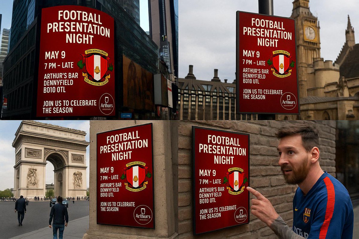 Thackley AFC (@thackleyafc) on Twitter photo A reminder that the annual presentation evening is THIS FRIDAY, 9 May with a 7pm arrival
We hope you can join us to celebrate a fantastic season for #ThackleyAFC and our League & Cup double winners, <a href="/ThackleyLadies/">TheDennyGirls</a> A reminder that the annual presentation evening is THIS FRIDAY, 9 May with a 7pm arrival
We hope you can join us to celebrate a fantastic season for #ThackleyAFC and our League & Cup double winners, <a href="/ThackleyLadies/">TheDennyGirls</a>