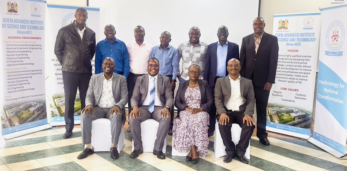 Emmanuel Mutisya, PhD (@profmutisya) on Twitter photo Held consultations with the lead experts and faculty members of the <a href="/Kenya_aist/">Kenya Advanced Institute of Science and Technology</a> who have worked tirelessly with other professionals to put together the university post-graduate curricula for the 7 flagship programs. The development process has been proactively done to ensure Held consultations with the lead experts and faculty members of the <a href="/Kenya_aist/">Kenya Advanced Institute of Science and Technology</a> who have worked tirelessly with other professionals to put together the university post-graduate curricula for the 7 flagship programs. The development process has been proactively done to ensure