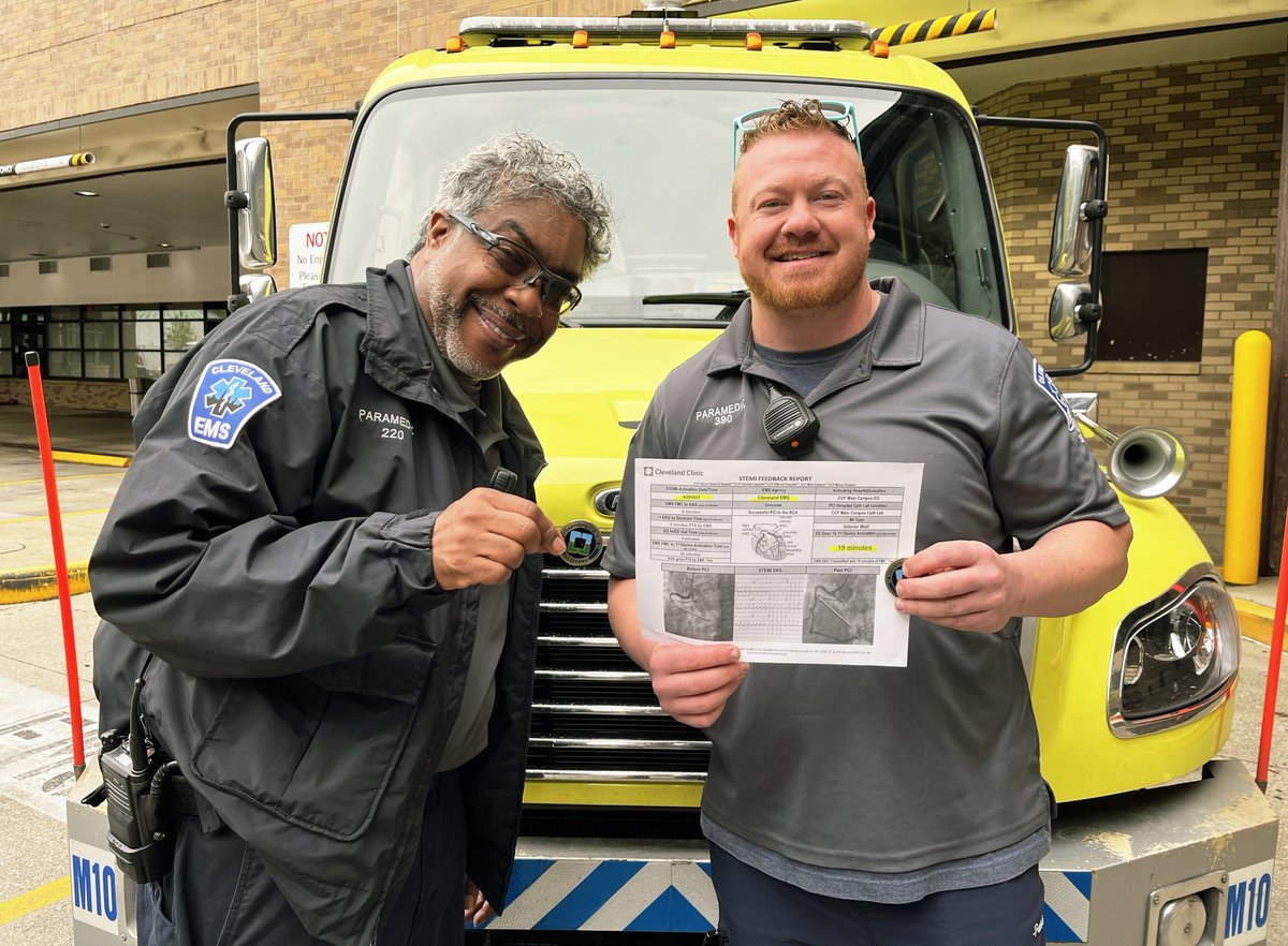 My partner and I 19 min door to balloon time a life saved🏥🚑