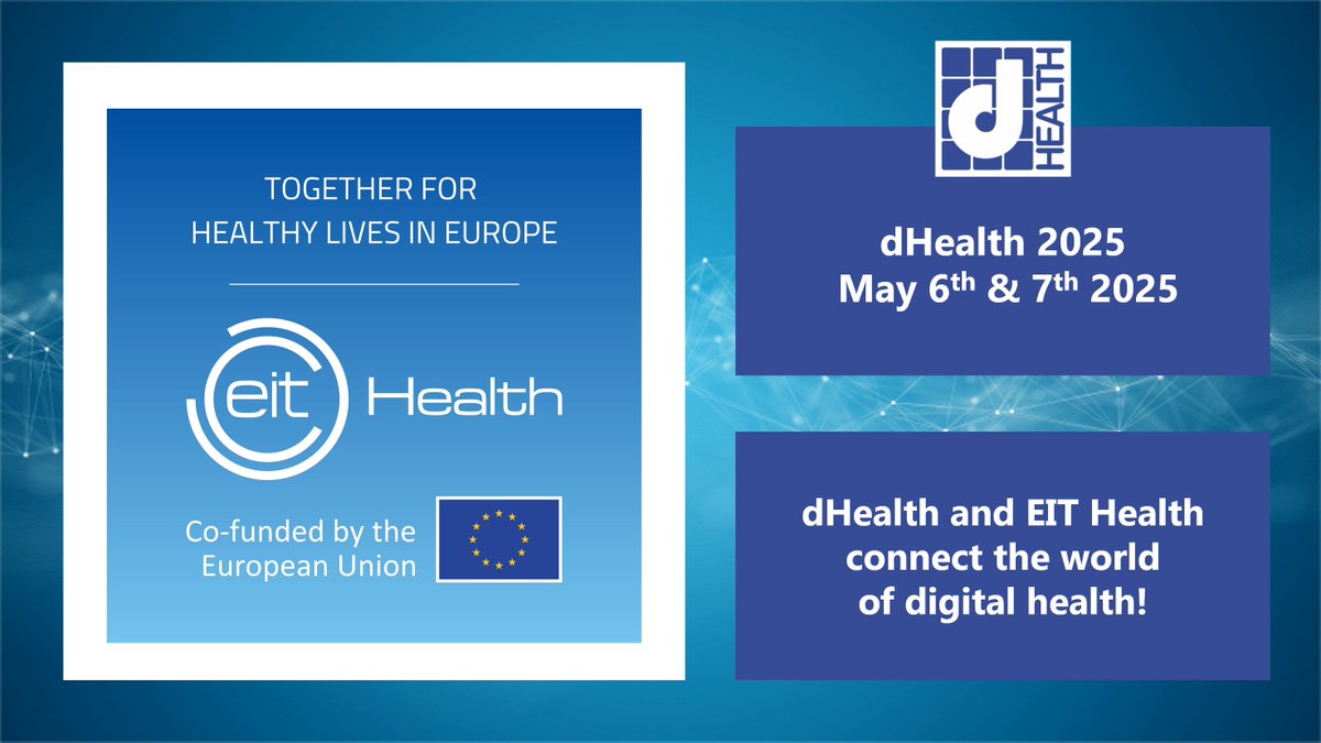 🚨 Partner spotlight! #EITHealth Austria unites 19 Austrian universities, industry leaders &amp; incubators to fast‑track market‑ready health innovations. As part of the larger EIT, they link 100+ orgs across Europe &amp; advance the #EHDS agenda. Meet them @ #dHealth2025!