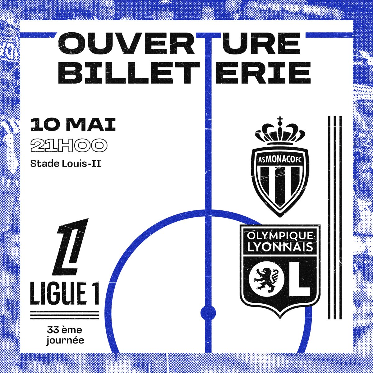 GONES_TICKETS's tweet image. OUVERTURE BILLETTERIE 🚨 | DÉPLACEMENT À MONACO ✈️

La billetterie pour le déplacement à Monaco est désormais OUVERTE pour les Abonnés et Sympathisants ! ⏰

Places très limitées ! 🔥

🎨 @vindiesign 

ALLEZ L&apos;OL ! ❤️💙
#TeamOL #OLASM #ASMOL #OL #ASM