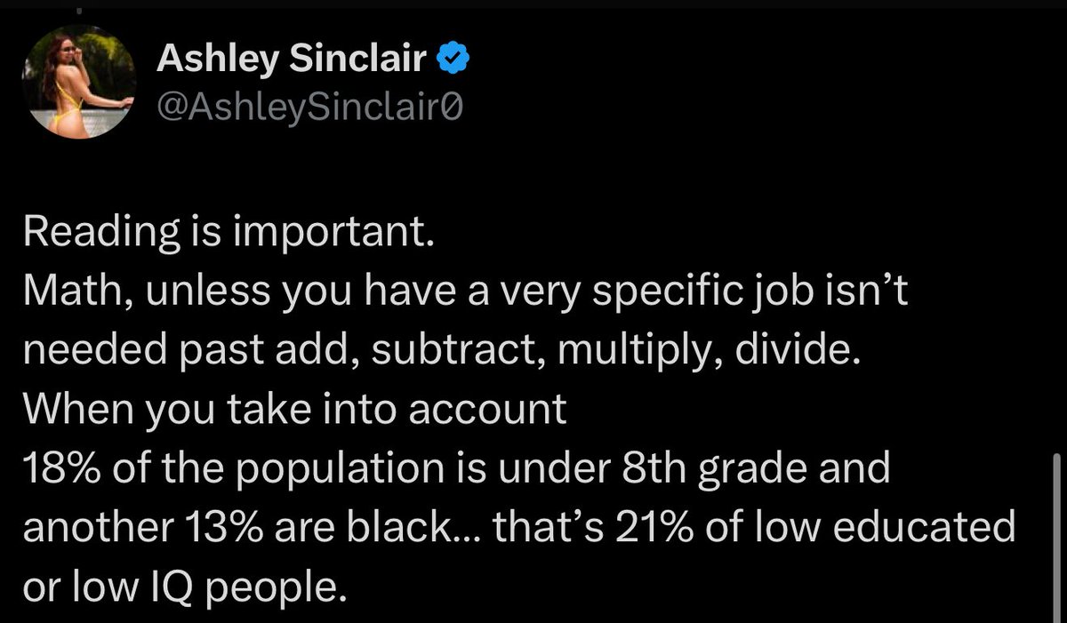 TheMaineWonk's tweet image. Thank you for proving my point that we can’t do basic math, Ashley. 

ffs.