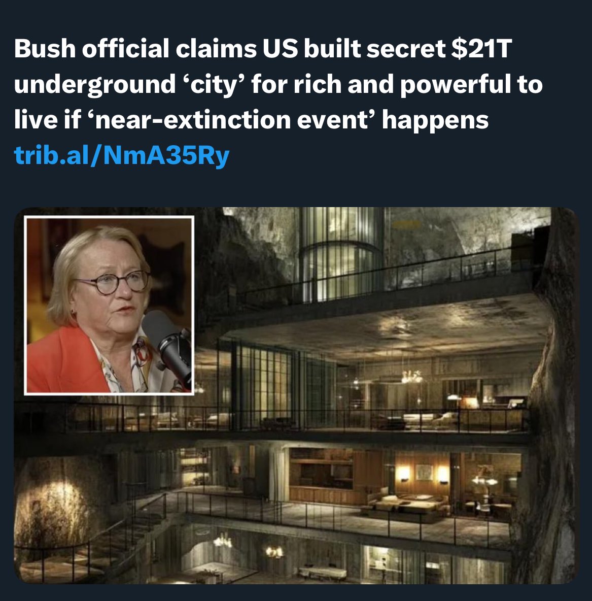 Thats not even the tip of the ice berg…

Most people cant comprehend the detailed City’s and compounds they have created underground…
