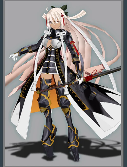 Fateのファンアートモデル作ってたのが約7年前マジ???#3DCG #セルルック 