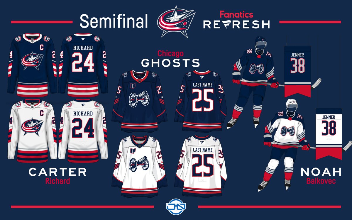 Jersey Nerds (@the_jerseynerds) on Twitter photo It's a battle of the Chevrons in the other Columbus Semifinal, but each with different inspirations. <a href="/carterrichardd/">carter richard</a> draws from the Ohio flag, Chicago Ghosts from Union Army uniforms, and <a href="/balkocreative/">Noah | Balko Creative</a> from the recent Stadium Series design. It's a battle of the Chevrons in the other Columbus Semifinal, but each with different inspirations. <a href="/carterrichardd/">carter richard</a> draws from the Ohio flag, Chicago Ghosts from Union Army uniforms, and <a href="/balkocreative/">Noah | Balko Creative</a> from the recent Stadium Series design.