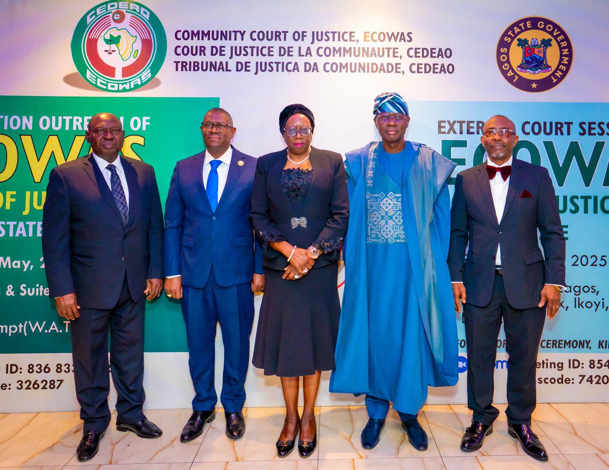 *Sanwo-Olu urges ECOWAS members to dedicate themselves to the rule of law* 

Lagos State Governor, Mr Babajide Sanwo-Olu, has urged members of the Economic Community of West African States (ECOWAS) to come together and re-dedicate themselves to the rule of law to build a