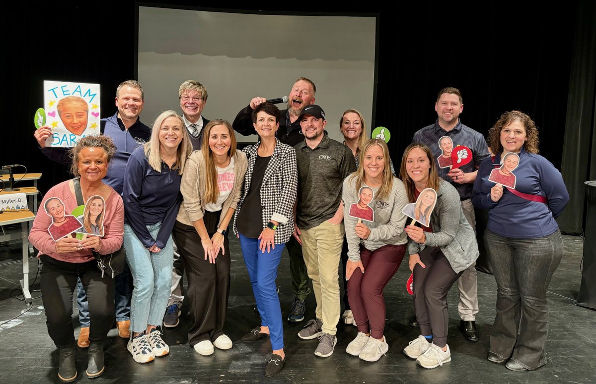 CNOSPC's tweet image. We had an amazing time cheering on our very own Sarah Rol, Communications Director at CNOS, as she participated in the Sioux City Public Schools Foundation 8th annual &apos;Are You Smarter Than Our 4th Graders?&apos; event last week! 📚🖍️🍎😁

Way to go, Sarah! 👏