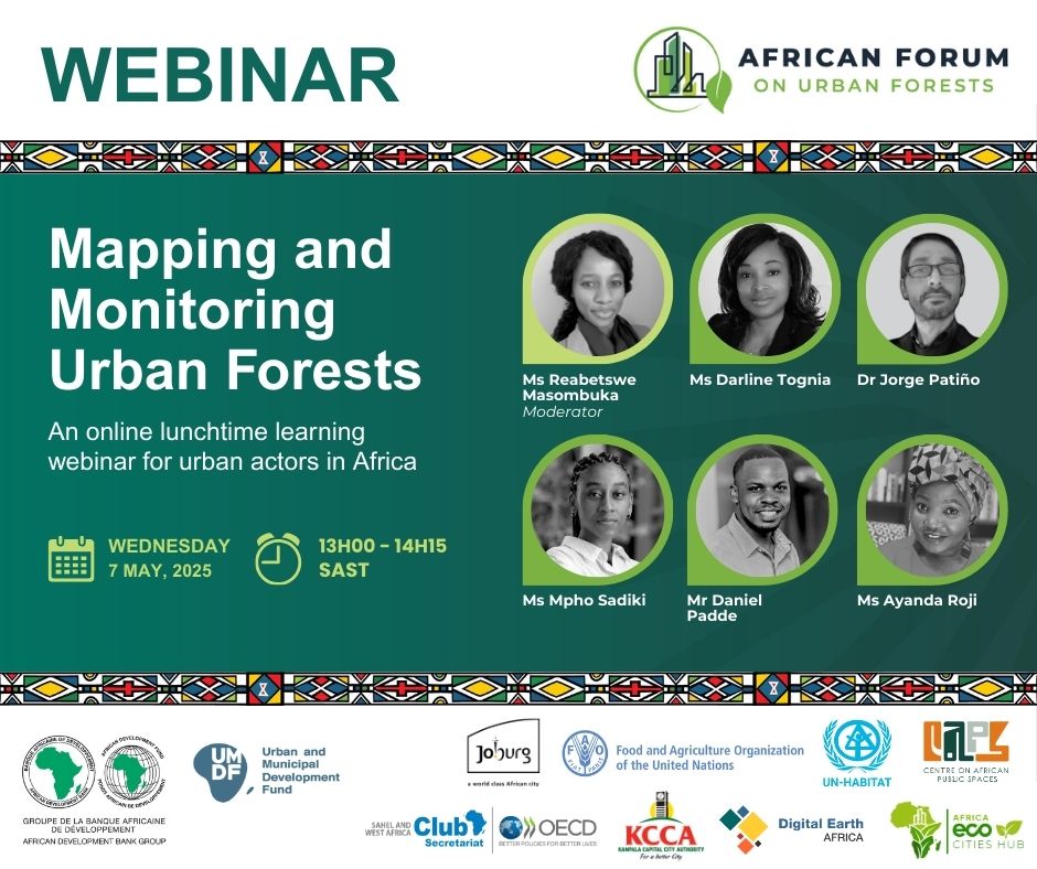 Urban and Municipal Development Fund (UMDF) (@afdb_umdf) on Twitter photo 📢 All urban actors are invited to a free online workshop, “Mapping and Monitoring Urban Forests" on Wed 7 May 2025 organised with the support of <a href="/afdb_umdf/">Urban and Municipal Development Fund (UMDF)</a> <a href="/AfDB_Group/">African Development Bank Group</a>. Learn more & register: bit.ly/4m28Rzm. 📢 All urban actors are invited to a free online workshop, “Mapping and Monitoring Urban Forests" on Wed 7 May 2025 organised with the support of <a href="/afdb_umdf/">Urban and Municipal Development Fund (UMDF)</a> <a href="/AfDB_Group/">African Development Bank Group</a>. Learn more & register: bit.ly/4m28Rzm.