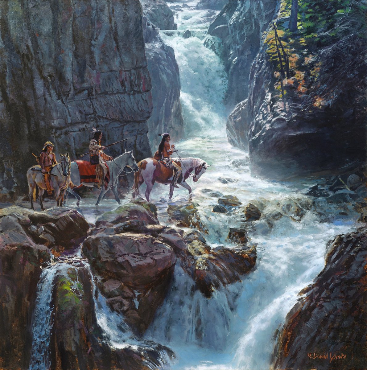 Our 42nd Annual Roundup continues with a-mazing #westernart. See what you can buy at: tinyurl.com/47nr65tj  This one won a top award!