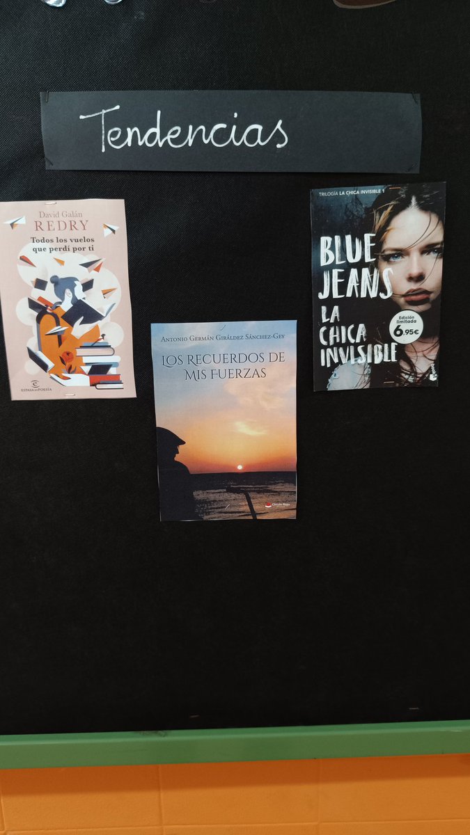 Muy orgulloso de ser tendencia en la biblioteca del IES Ramón Carande , mi instituto. Gracias. Seguimos sembrando.

#bibliotecaescolar #tendencias #gracias #leerflix