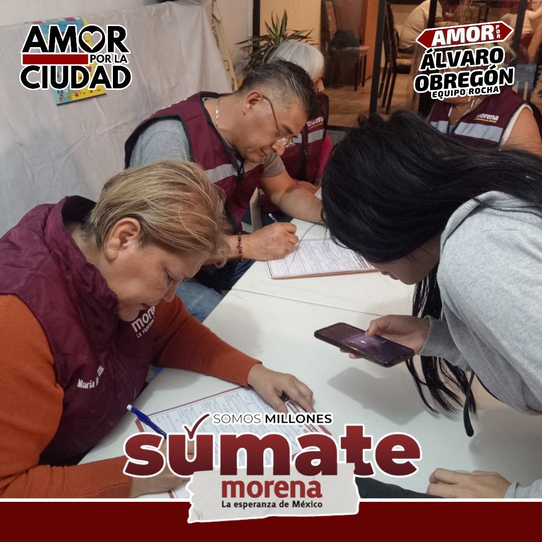 AmorPorAOof's tweet photo. En Álvaro Obregón, el #2DoPiso de la #4Transformación sigue creciendo porque los obregonenses están convencidos en este proyecto de Nación.

Esperanos pronto en tu colenia y súmate tu también! 

#SomosMillones 
#SúmateAMorena https://t.co/lSlxVjsD3q