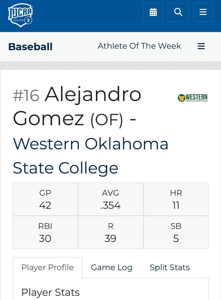 Alejandro Gomez C (@alejogomezco16) on Twitter photo FRESHMAN SEASON 💚💛
Job 8:7 states, "And though your beginning was small, your latter days will be very great."
OBP .479
SLG .717
Walks-17
<a href="/wosc_baseball_/">WOSC Baseball</a> <a href="/EliteRecruits_/">Elite Recruits</a> <a href="/PrepBaseballNY/">Prep Baseball New York</a> <a href="/BUncommitted/">Baseball_Uncommitted</a> <a href="/D1ProScouts/">D1ProScouts</a> <a href="/PB_Uncommitted/">Prep Baseball Uncommitted</a> FRESHMAN SEASON 💚💛
Job 8:7 states, "And though your beginning was small, your latter days will be very great."
OBP .479
SLG .717
Walks-17
<a href="/wosc_baseball_/">WOSC Baseball</a> <a href="/EliteRecruits_/">Elite Recruits</a> <a href="/PrepBaseballNY/">Prep Baseball New York</a> <a href="/BUncommitted/">Baseball_Uncommitted</a> <a href="/D1ProScouts/">D1ProScouts</a> <a href="/PB_Uncommitted/">Prep Baseball Uncommitted</a>