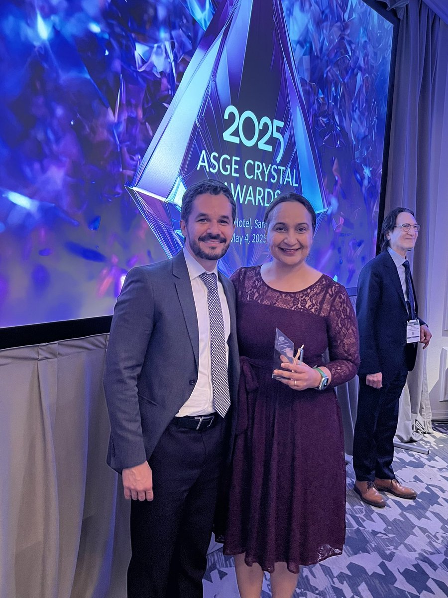 Matheus Franco (@matheusfrancomd) on Twitter photo Congratulations to <a href="/ChahalPrabhleen/">Prabhleen Chahal MD,MASGE,FACG</a> on being honored with the Masters of ASGE at the Crystal Awards!
Well deserved — your work continues to inspire the next generation of endoscopists!
<a href="/UTHealthGastro/">UT Health Gastroenterology</a>
<a href="/ASGEendoscopy/">ASGE GI Endoscopy</a> Congratulations to <a href="/ChahalPrabhleen/">Prabhleen Chahal MD,MASGE,FACG</a> on being honored with the Masters of ASGE at the Crystal Awards!
Well deserved — your work continues to inspire the next generation of endoscopists!
<a href="/UTHealthGastro/">UT Health Gastroenterology</a>
<a href="/ASGEendoscopy/">ASGE GI Endoscopy</a>