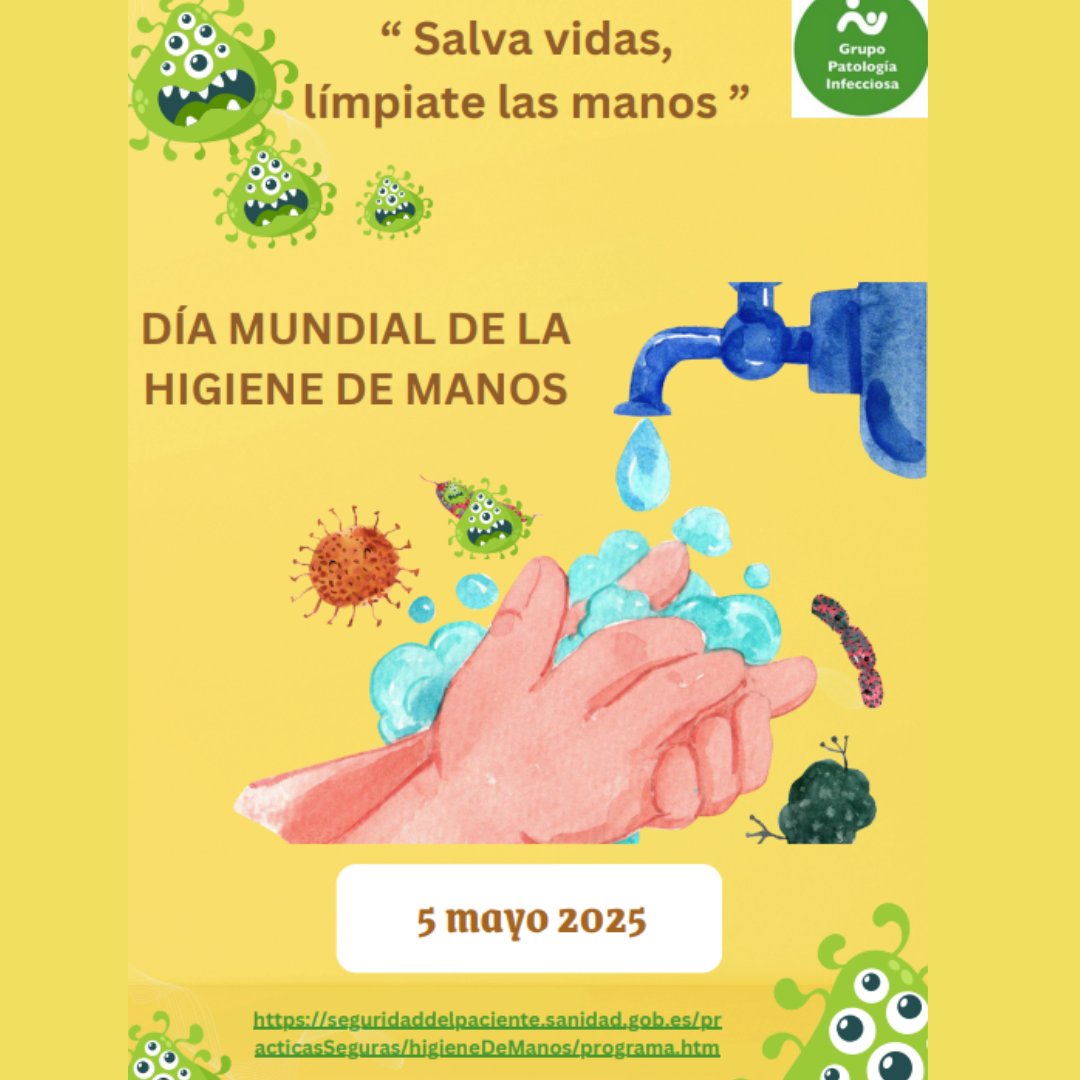 AEPap on X: "🚰👏Cada 5 de mayo se celebra el Día Mundial de la Higiene de  manos, una medida sencilla para prevenir transmisión de infecciones. Desde  la #aepap @GPI_AEPap nos unimos a