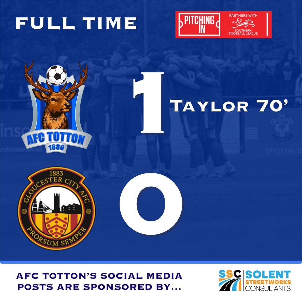 AFC Totton β½οΈπ¦ (@afctotton) on Twitter photo FULL TIME π¦π
YEEEEESSSS YEEEESSSS YEEEESSSS!!
STAGS ARE PROMOTED TO THE NATIONAL LEAGUE SOUTH!!!
<a href="/solentsport/">BBC Radio Solent Sport</a> <a href="/dailyechosport/">Daily Echo Sport</a> <a href="/Lymingtontimes/">Advertiser & Times</a> <a href="/swsportsnews/">South West Sports News</a> <a href="/SolentSportNews/">Solent Sports News</a> <a href="/ForestEdgeGaz/">Follow us @mlggazettesnews</a>
Stags Social Media sponsored by: <a href="/SolentStreetSO4/">Solent Streetworks</a>
#GoStagsπ¦ FULL TIME π¦π
YEEEEESSSS YEEEESSSS YEEEESSSS!!
STAGS ARE PROMOTED TO THE NATIONAL LEAGUE SOUTH!!!
<a href="/solentsport/">BBC Radio Solent Sport</a> <a href="/dailyechosport/">Daily Echo Sport</a> <a href="/Lymingtontimes/">Advertiser & Times</a> <a href="/swsportsnews/">South West Sports News</a> <a href="/SolentSportNews/">Solent Sports News</a> <a href="/ForestEdgeGaz/">Follow us @mlggazettesnews</a>
Stags Social Media sponsored by: <a href="/SolentStreetSO4/">Solent Streetworks</a>
#GoStagsπ¦