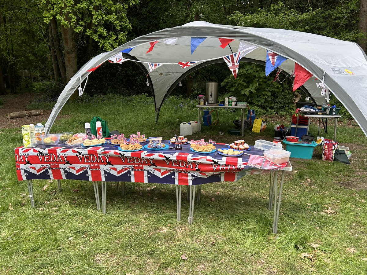 Astwood Bank Scout G (@1stastwoodbank) on Twitter photo Big Scout, Little Scout camp had a #VEDay theme this year with #Scouts collecting equipment packages left by the resistance, constructing shelters, building flag poles & communicating by morse code & radios. Spam & corned beef went down well too! <a href="/ScoutsHW/">Scouts Hereford & Worcester</a> Big Scout, Little Scout camp had a #VEDay theme this year with #Scouts collecting equipment packages left by the resistance, constructing shelters, building flag poles & communicating by morse code & radios. Spam & corned beef went down well too! <a href="/ScoutsHW/">Scouts Hereford & Worcester</a>
