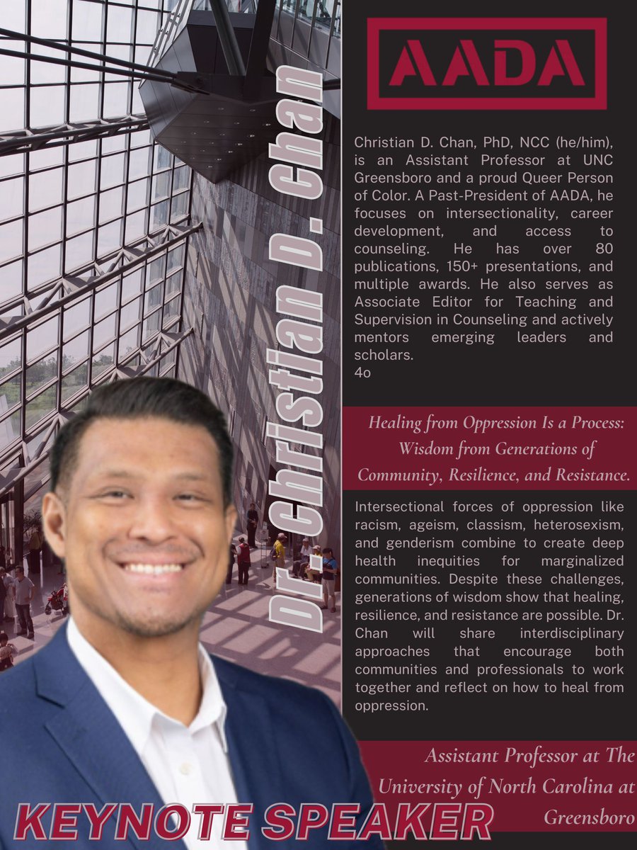 Don't miss the opportunity to hear from our keynote speaker, Christian D. Chan—you won’t want to miss his powerful insights! 🔑✨ #KeynoteSpeaker #Leadership #MentalHealth #ChristianDChan #EventHighlight