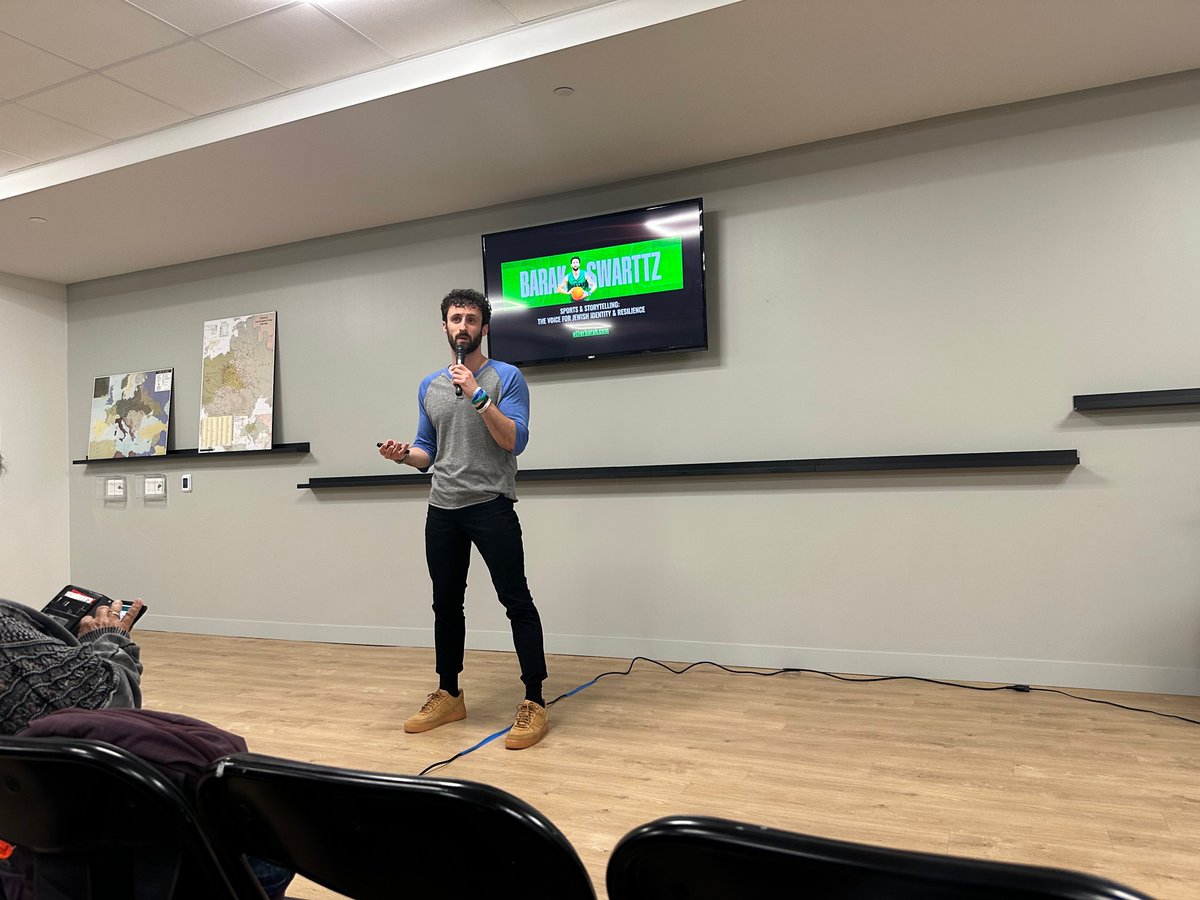CFLeket's tweet photo. We were pleased to meet Barak Swarttz at the Hamilton JCC, you can see his fascinating videos here: https://t.co/uqomOnIixT https://t.co/5L3VOc8DcU