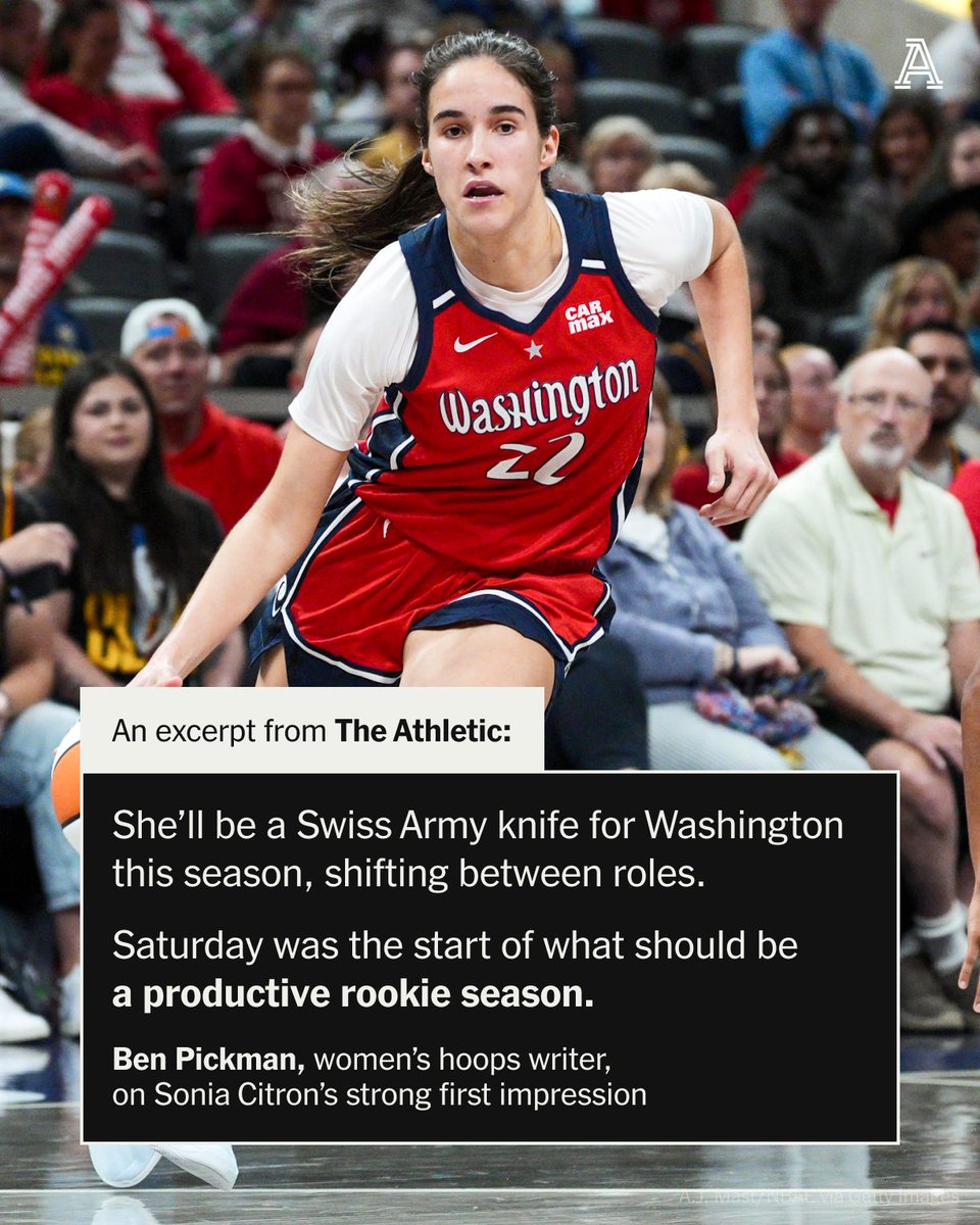 Throughout draft preparation, executives around the WNBA raved about Sonia Citron’s potential immediate impact.

The No. 3 pick proved that in her debut.